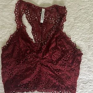 Dark orange bralette